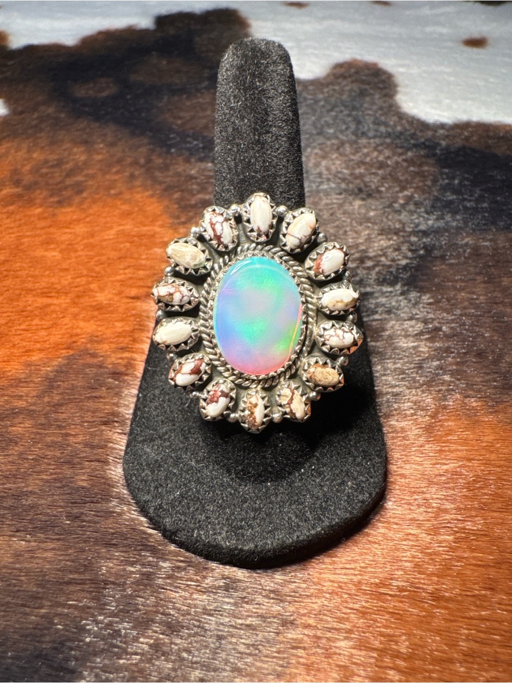 Aurora Opal With Wild Horse